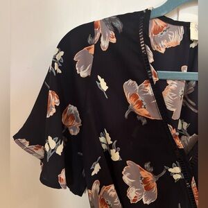 Sienna Sky Floral Wrap Blouse